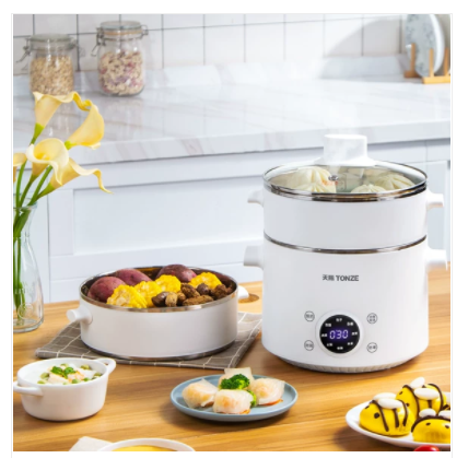 天际电蒸锅多功能家用三层全自动迷你小电蒸笼蒸菜神器预约锅早餐